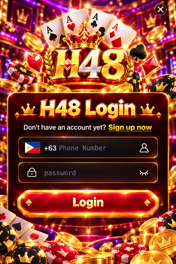 H48 Login mobile access page