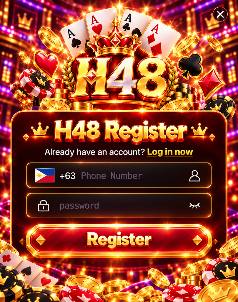 H48 Register mobile account page